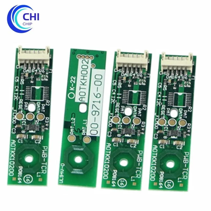 4PCS DV-311 DV-512 DV311 DV512 COLOR Developer Chip for Konica Minolta Bizhub C220 C280 C360 C224 C284 C364 C224e C284e C364e