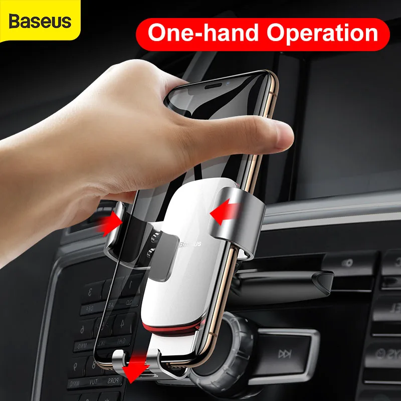 

Baseus Gravity Car Phone Holder in CD Slot Universal Car Holder For iPhone X Xs 78 Samsung S9 Mount Holder For Mobile Phone