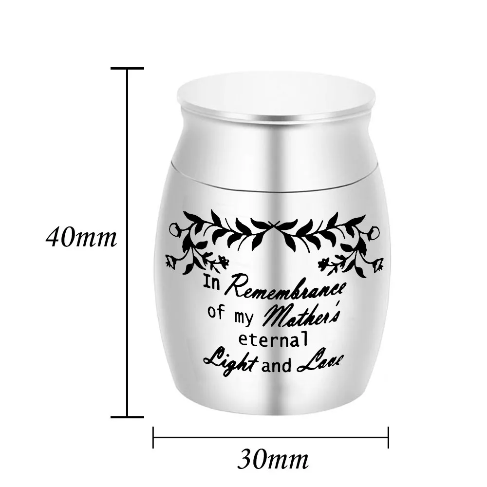 Мини-урна для золы памятный подарок мамы кремации с гравировкой в память о