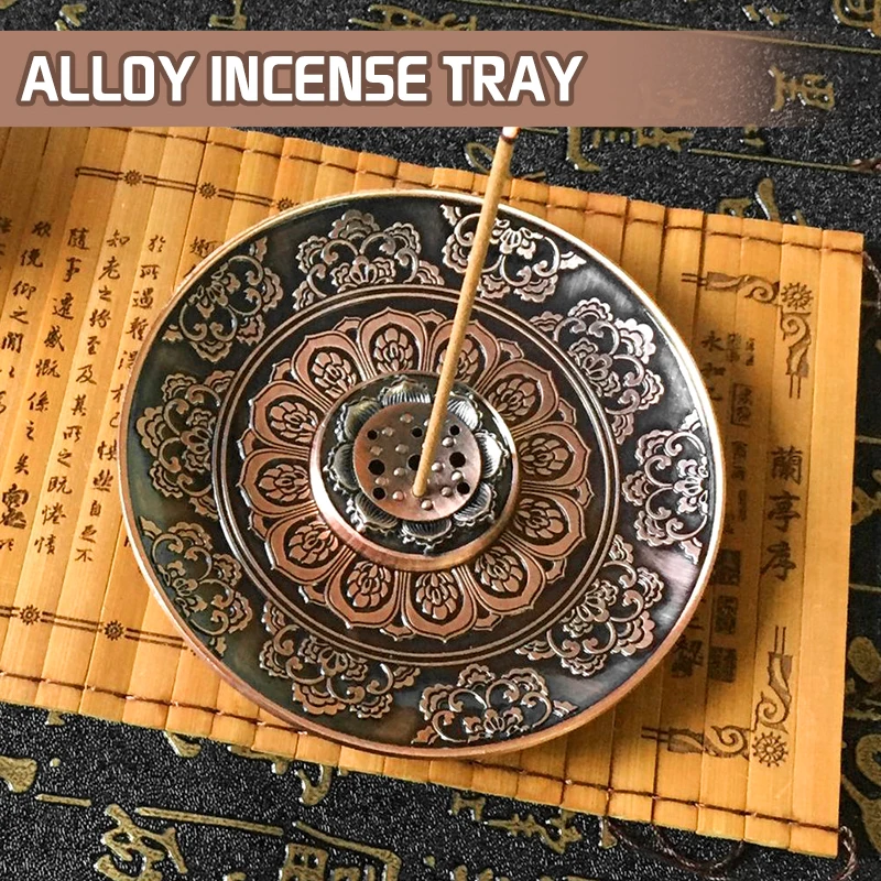 Тарелка для благовоний Античная Медная домашняя тарелка аксессуары сандалового