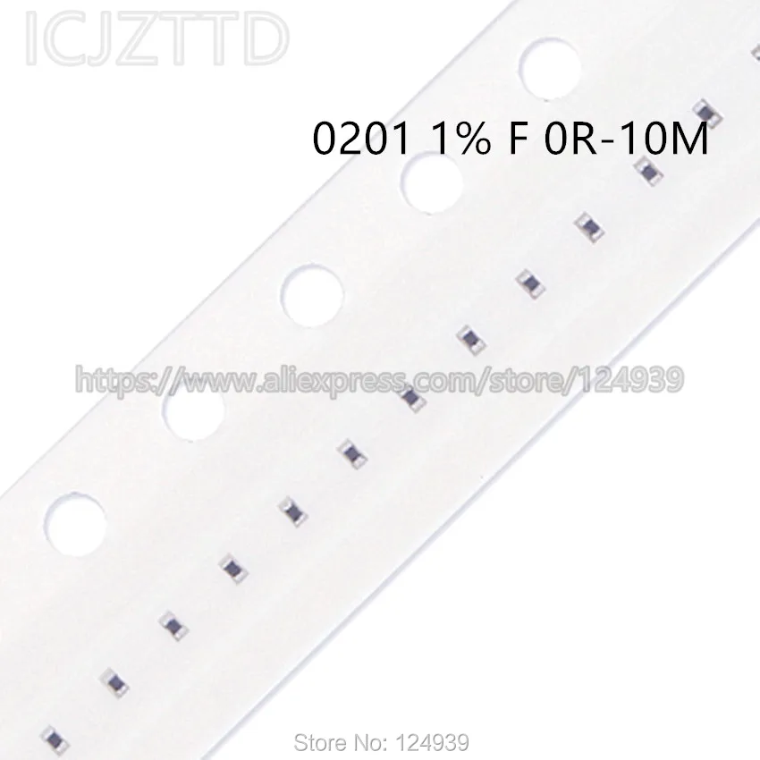 10000 шт./катушка RF0201 0201 1% 1/20 Вт SMD RES 220K 240K 270K 300K 330K 360K 390K 430K 470K 510K 560K 620K 680K 750K K 820K 910K