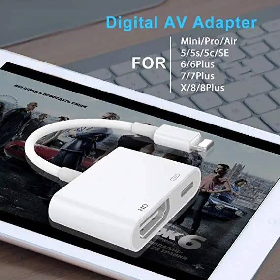 Y & H Lighting to HDMI адаптер для телефона 1080P цифровой av синхронизации экрана разъем