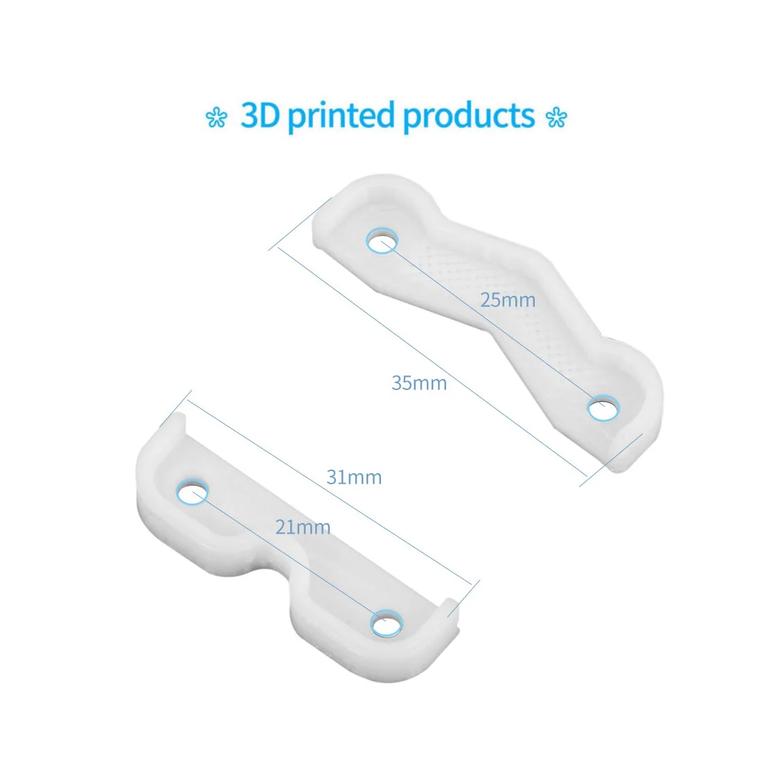 

FEICAHO 3D Print Analog/HD Camera Mount Antenna Mount for iFlight SL5 V2 Frame FPV Racing Drone RC Quadcopter TPU Accessories