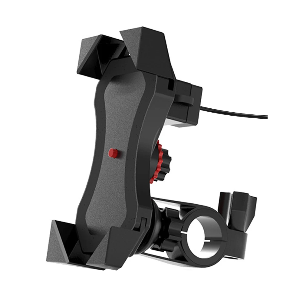 Держатель для мобильного телефона мотоцикла с поддержкой USB быстрой зарядки 2.1A