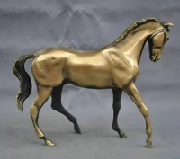 10 fengshui 100 bronze statue art good luck horse decoration sculpture