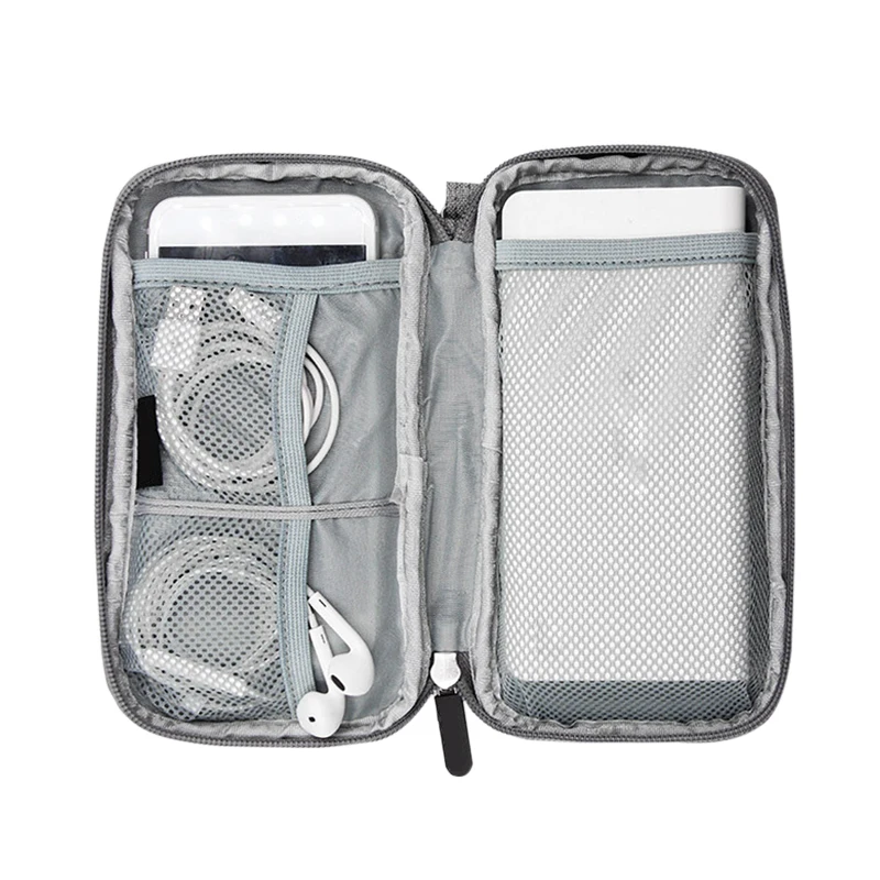 Дорожная сумка для цифровых кабелей портативная многофункциональная на молнии
