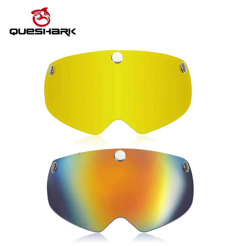 

The Accessories For Queshark QE111 and QE120 Helmet Colorfull Night Vison Yellow Lens (Only 1 lens no including the helmet)