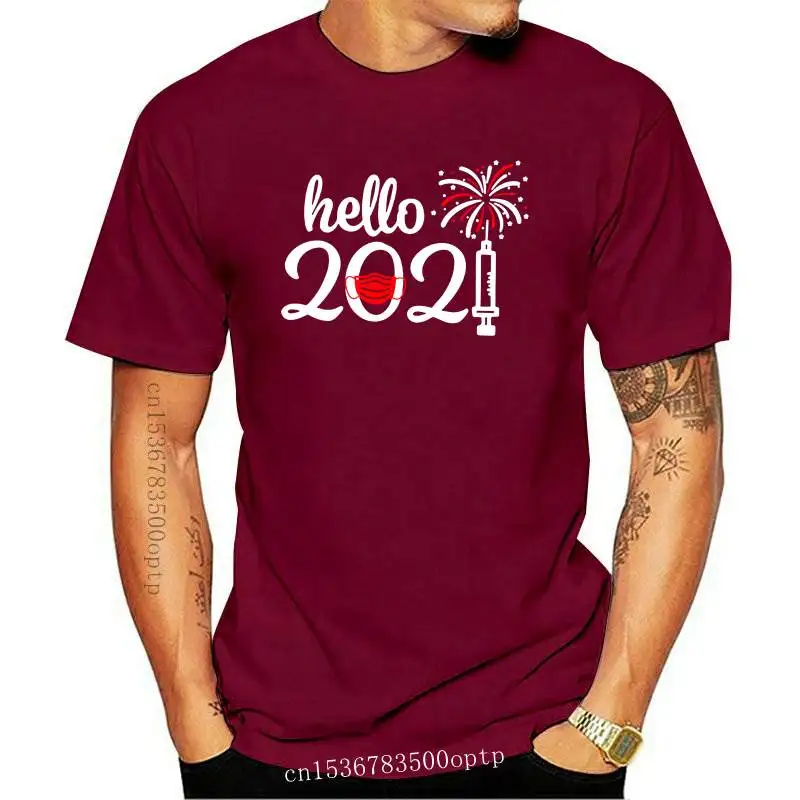 

New Summer Plus Size Women Top Tee Hello 2021 Print Women's T-Shirt 100%Cotton Tshirt Women O Neck Short Sleeve Oversized T Shir