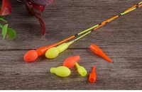 2 packslot soft fishing float drift tail rubber beans connectors work with lightstick float fishing tackle accessories b346