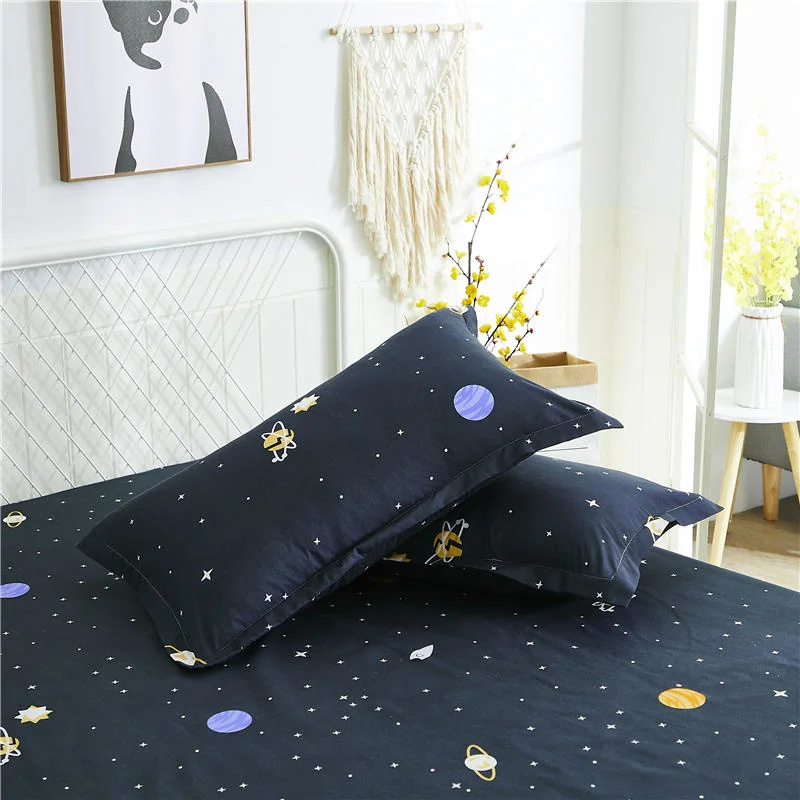 

1/2 Pcs Cotton Printed Pillowcase Comfortable Pillow Cover Case For Bed Pillow Covers Top Quality Pillow Case Dropshipping