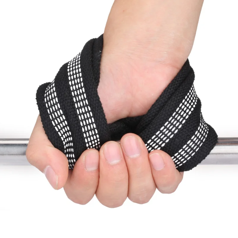 Figure 8 Weight Lifting Straps DeadLift Wrist Strap For Pull-ups Horizontal Bar Powerlifting Belt Gym Fitness Bodybuilding | Спорт и