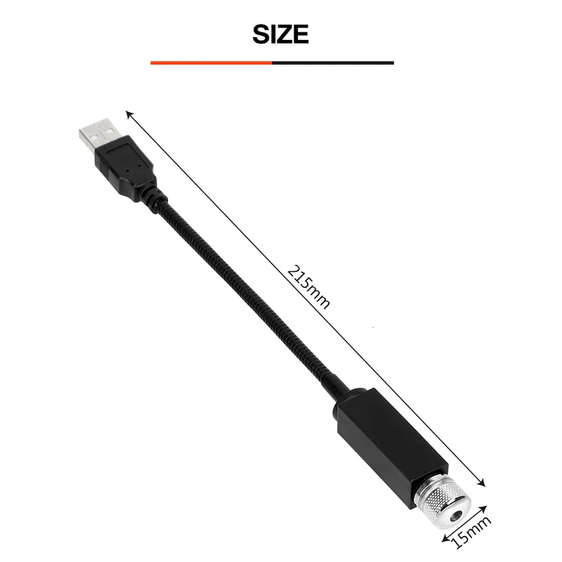Новый USB лазерный ночник автомобильные аксессуары проектор звезды на крыше