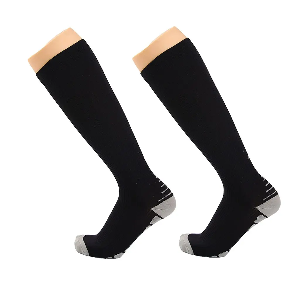 

Compression Socks Sports Running Women Men Marathons Circulation Athletic Edema Varicose Veins Travel Over Knee Stockings
