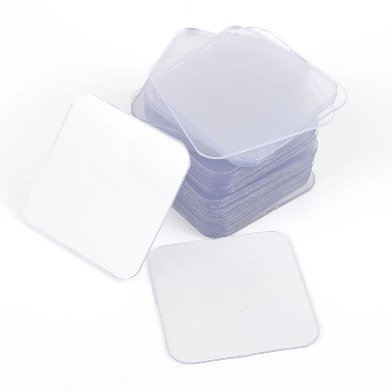 

10pcs Powerful Nano Seamless Double-sided Stickers Reusable Waterproof Tape Free Punching Double-sided Adhesive Supplies 6x6cm