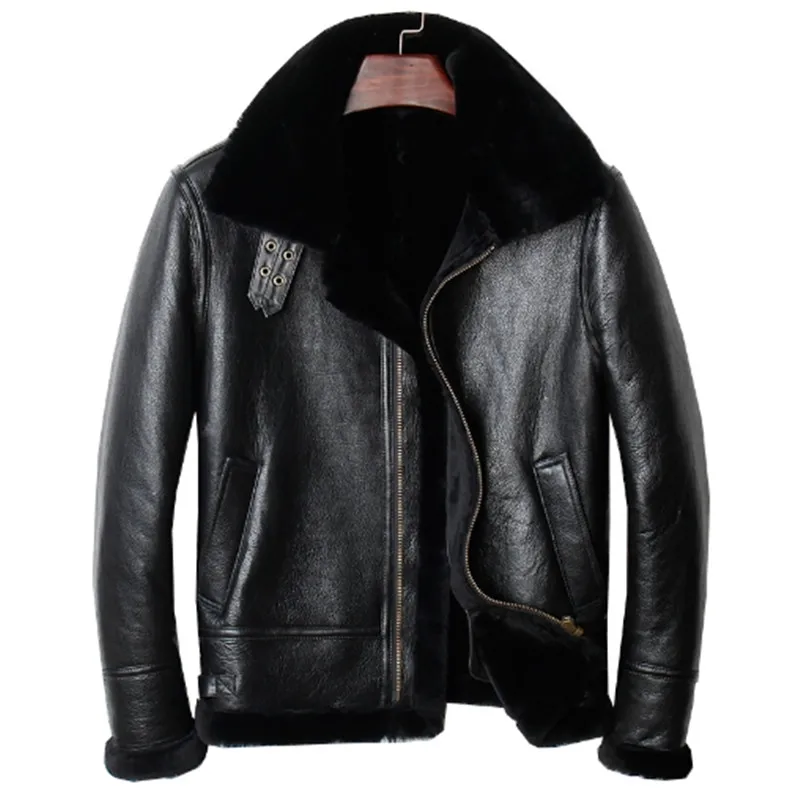 Зимний комплект для мальчиков осенний шерстяной натуральная B3 пилот дубленка