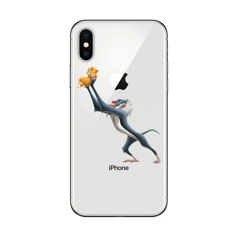 Мягкий силиконовый чехол Lion King Pumba Hakuna Matata для iPhone SE S 5 6 6S 7 8Plus Max XS XR X10 | Мобильные