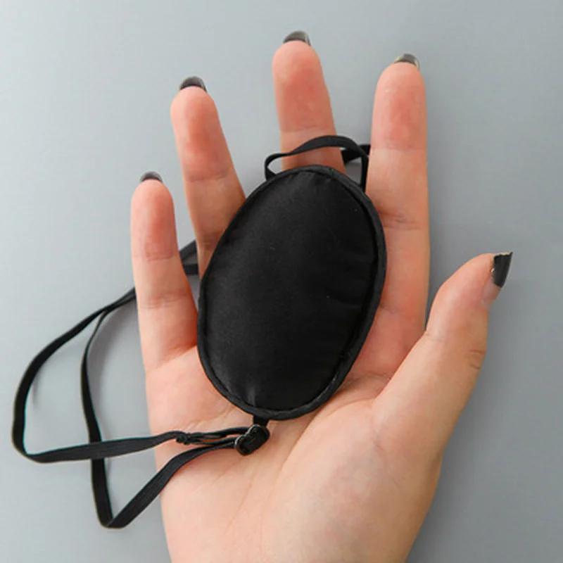 Патчи для глаз взрослых и детей шелковые мягкие затемненные астигматизм