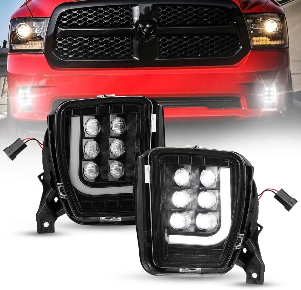 

Светодиодный ные Противотуманные фары с дневными ходовыми огнями, противотуманные фары для вождения, дневные ходовые огни L-типа, замена дл...