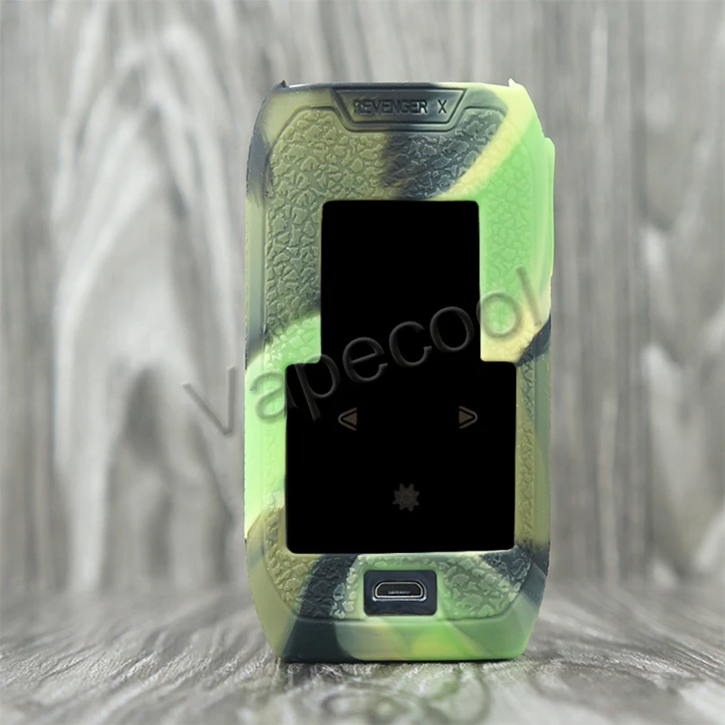 Vaporesso Revenger X Силиконовый чехол для кожи и силиконовой крышки Защитный чехол для Vape Revenger X 220W kit Box mod