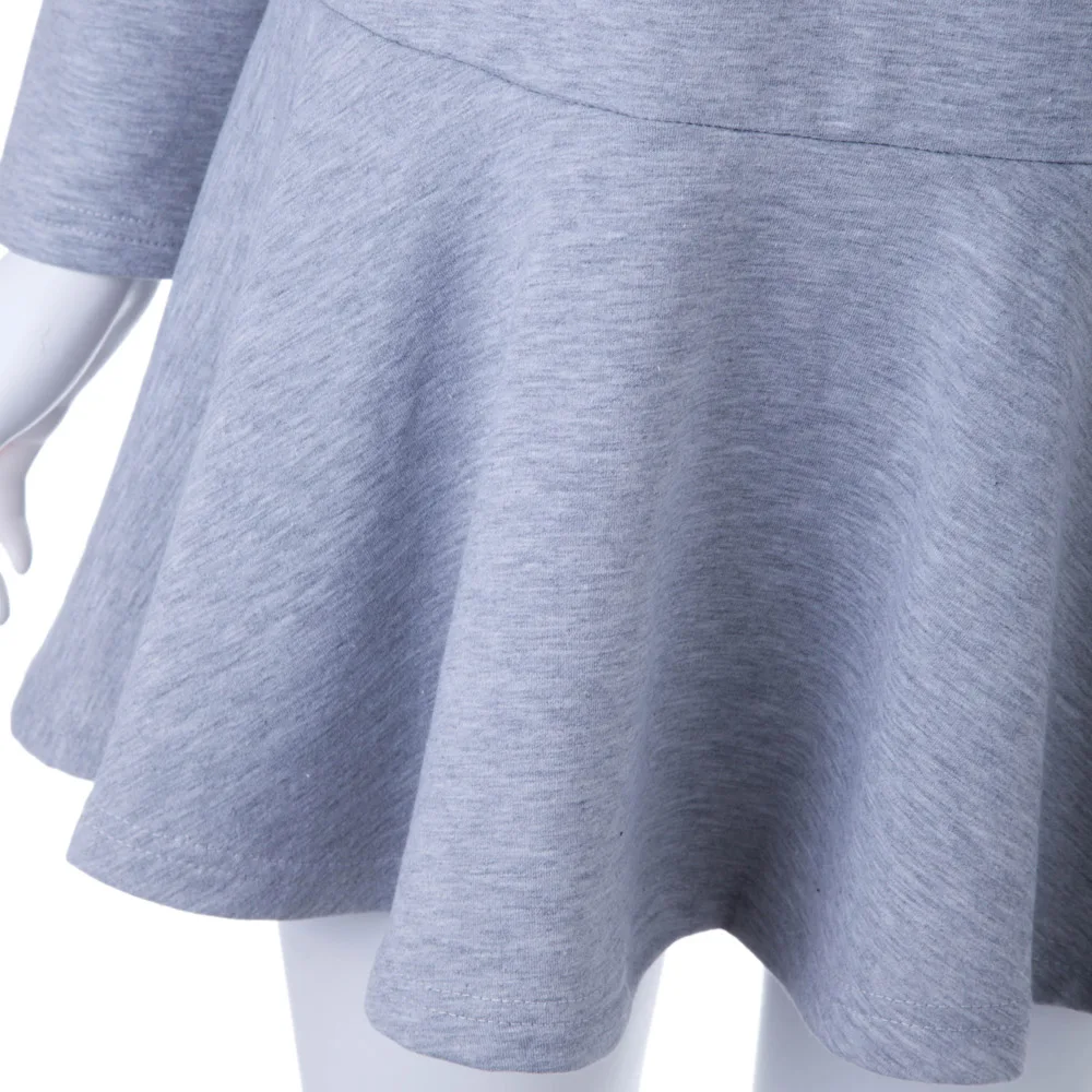 Осенне-зимнее Хлопковое платье-футболка женская одежда летние свободные платья