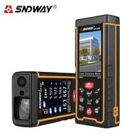 sndway original digital laser distance meter camera rangefinder 80120m with color lcd screen usb rechargeable battery tester