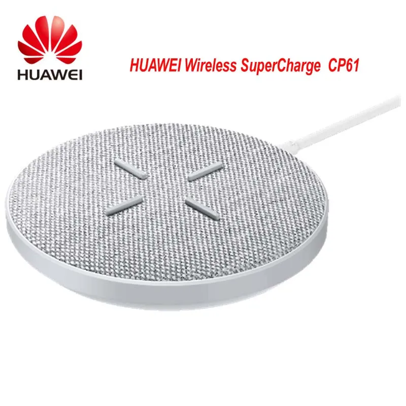 Оригинальное Беспроводное зарядное устройство HUAWEI SuperCharge макс. 27 Вт CP61 стандарт Qi