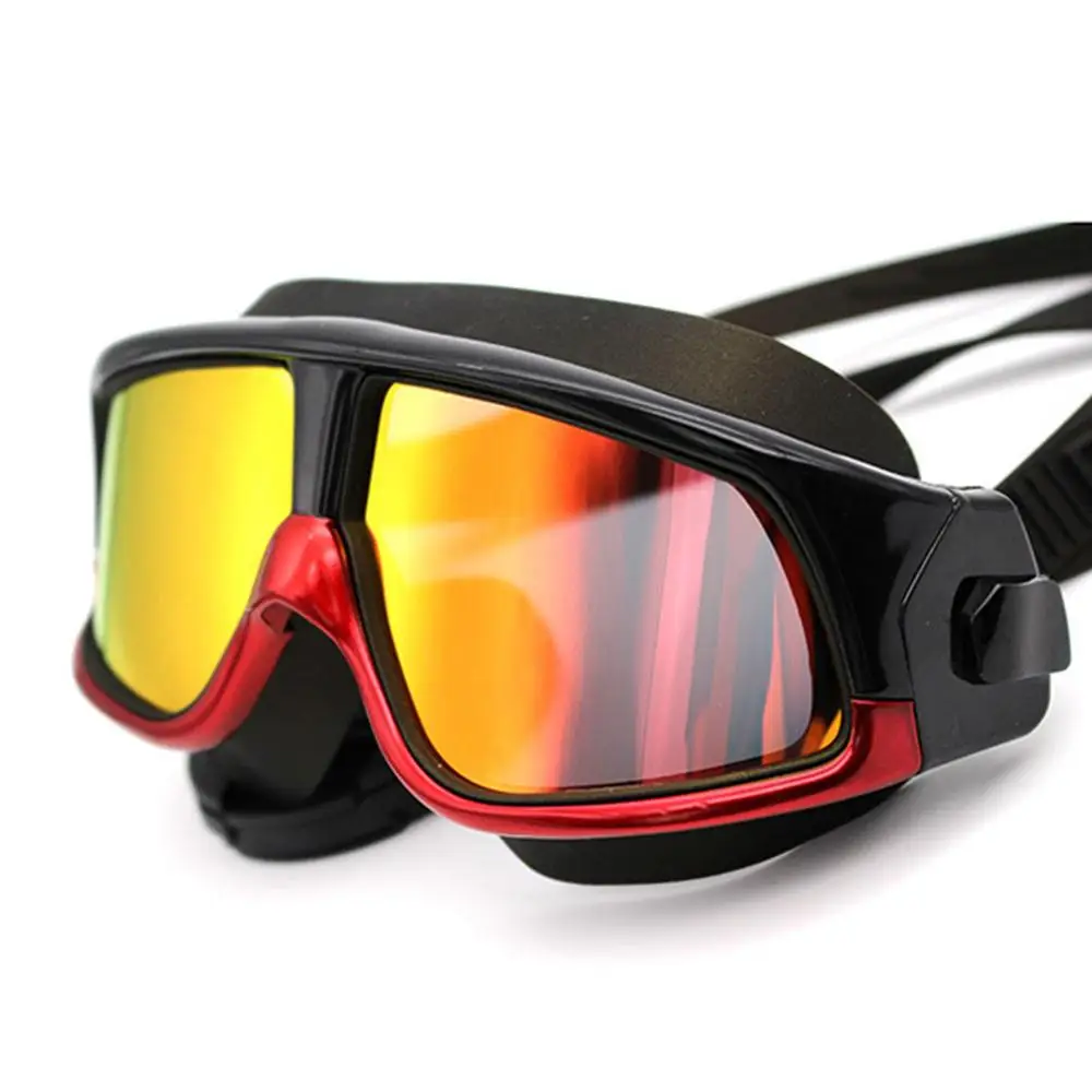 

166x50mm Swimming Goggles Professional Swimming Waterproof Soft Silicone Glasses Swim Eyewear Anti-Fog UV Goggles For Men Women