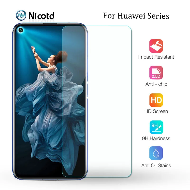 Закаленное стекло для Huawei Honor 20 10 Lite P10 P20 P Smart Защита экрана 9 8 Nova 3 3i стеклянная