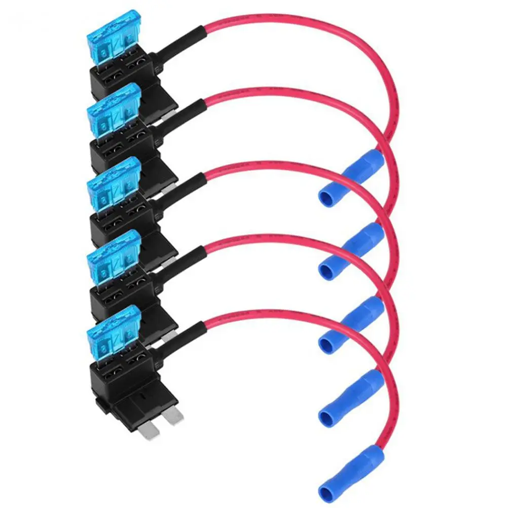 5 шт. 12 В разъем предохранителя стандартного лезвия держатель авто Мини Лезвие