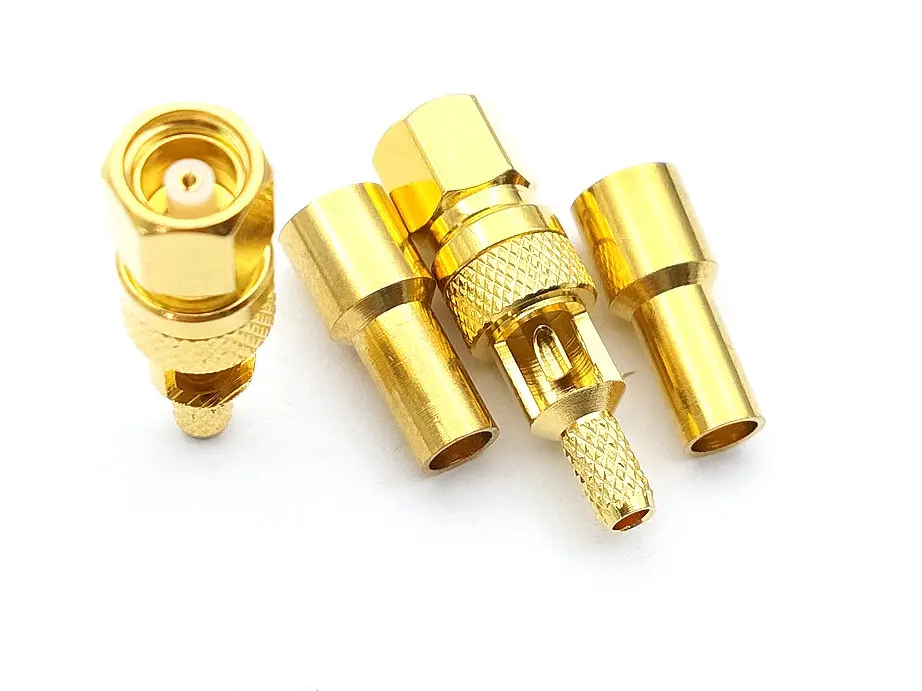 20 шт/50 шт SMC Женский Джек прямой обжимной для RG174 RG179 RG316 RG188 Кабельный адаптер |