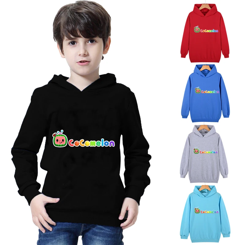 

Cocomelon Children Cartoon Hoodies Kids Spring Autumn Hooded Sweatshirt 2021 Baby Boys Girls Fashion Outwear Pullover T-shirt