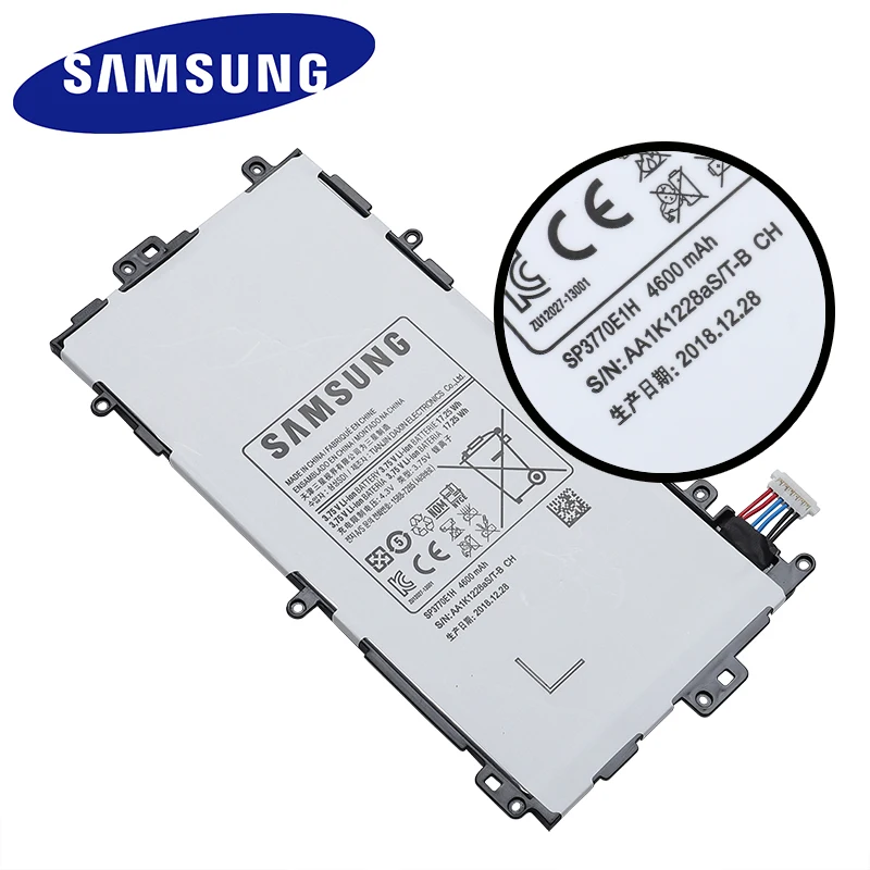 Оригинальный аккумулятор для планшета Samsung SP3770E1H сменные батареи 8 0 мАч N5100 N5120 Galaxy