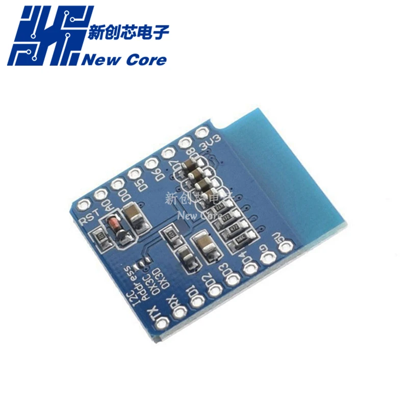 Светодиодный дисплей 0 66 дюйма для Wemos 64X48 IIC I2C LCD O экран Arduino совместимый с D1 Mini SSD1306