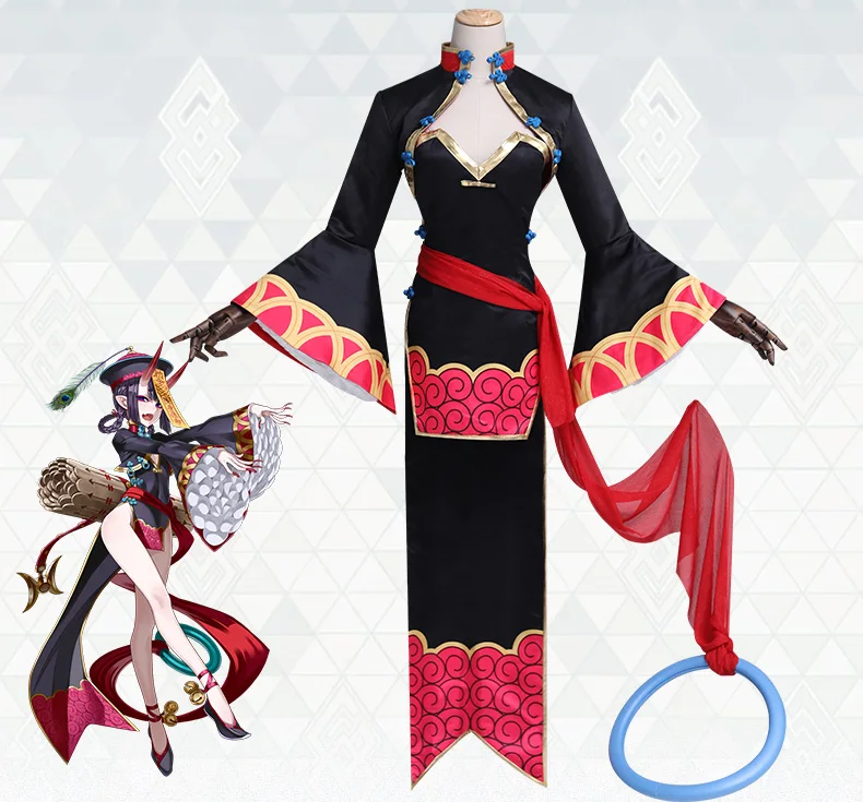 DokiDoki-R игра Fate Косплей Shuten Douji китайский Зомби костюм Fate/Grand Order Косплей Костюм Женский Хэллоуин