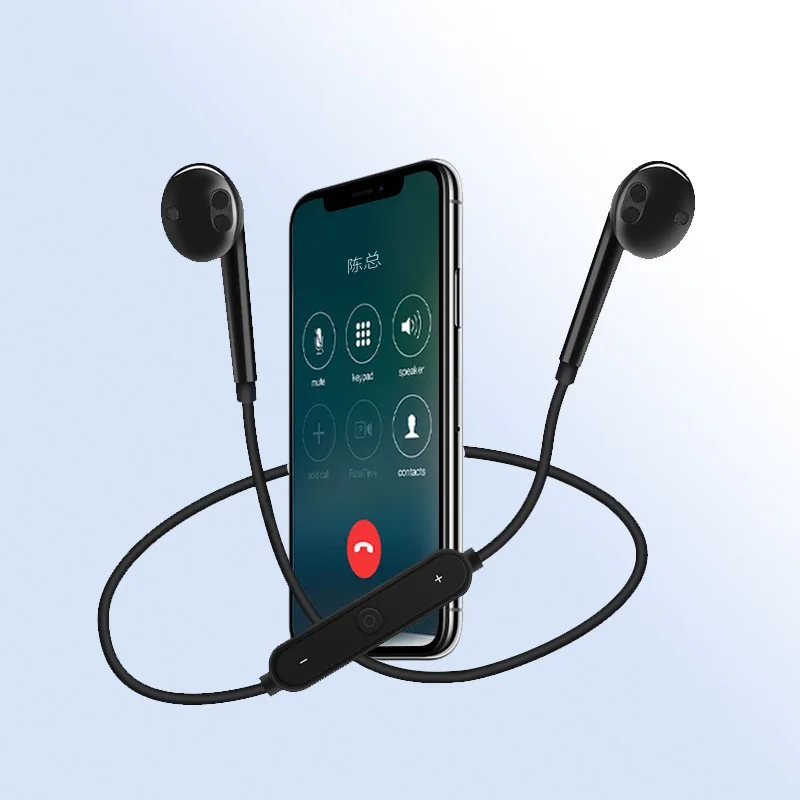 Наушники наушники S6 беспроводные 4 1 Bluetooth в автомобиле спортивный воротник