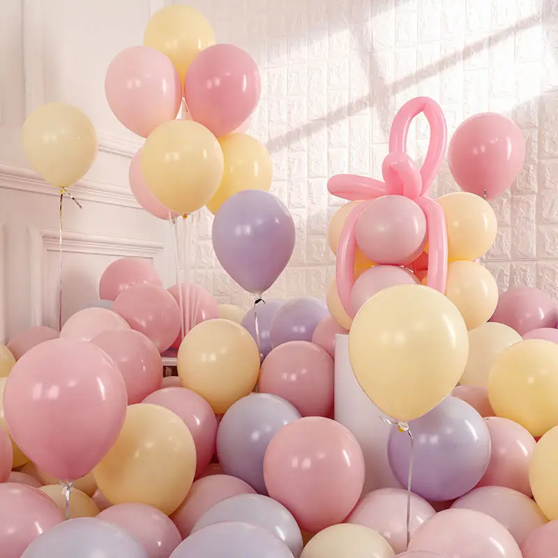 

10/20/30Pcs 10 Inch Pastel Latex Candy Balloon Macaron Blue Balloon Wedding Birthday Party Baby Gift Decoration Balloon