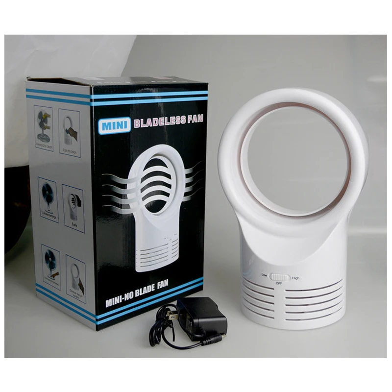 Электрический вентилятор Bladeless портативный охлаждающий мини-портативный с