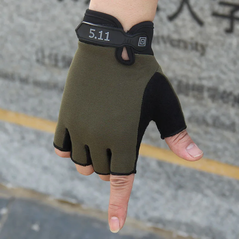 Tactical Gloves Men's Guantes Military Army Shooting Half Fingerless Outdoor Sports Anti-Slip Mittens Male | Аксессуары для