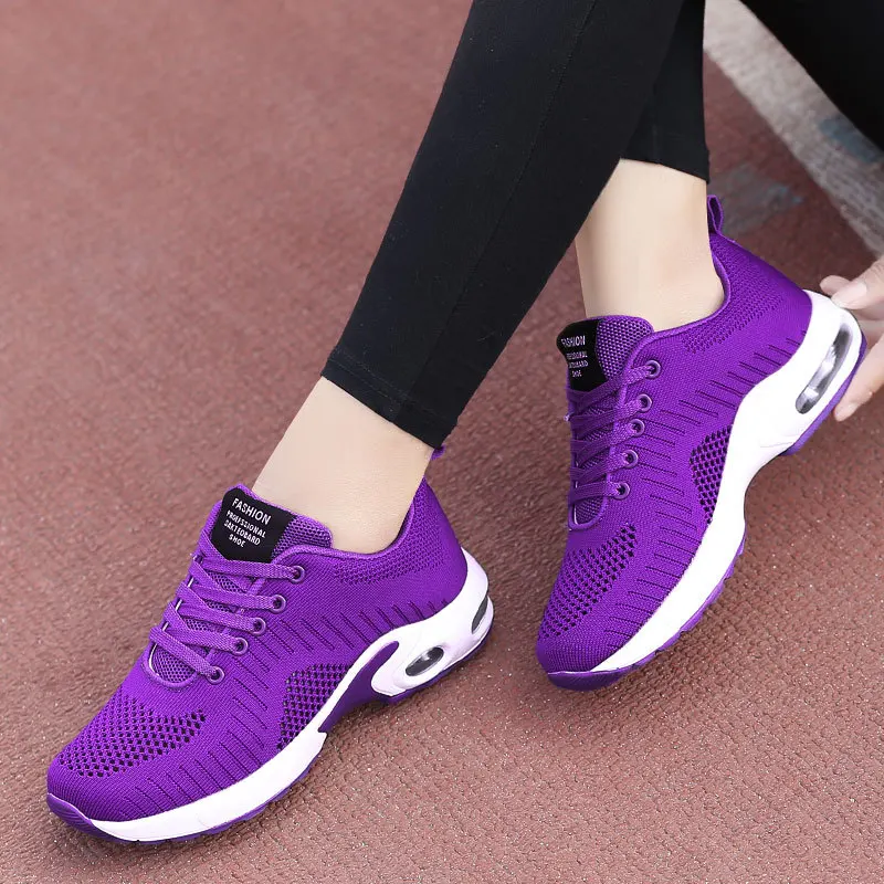 

2020 Spring Autumn Korean Fashion Sneakers Women Lace Up Casual Shoes Basket Femme Red Purple Sneakers Ladies Tenis Feminino