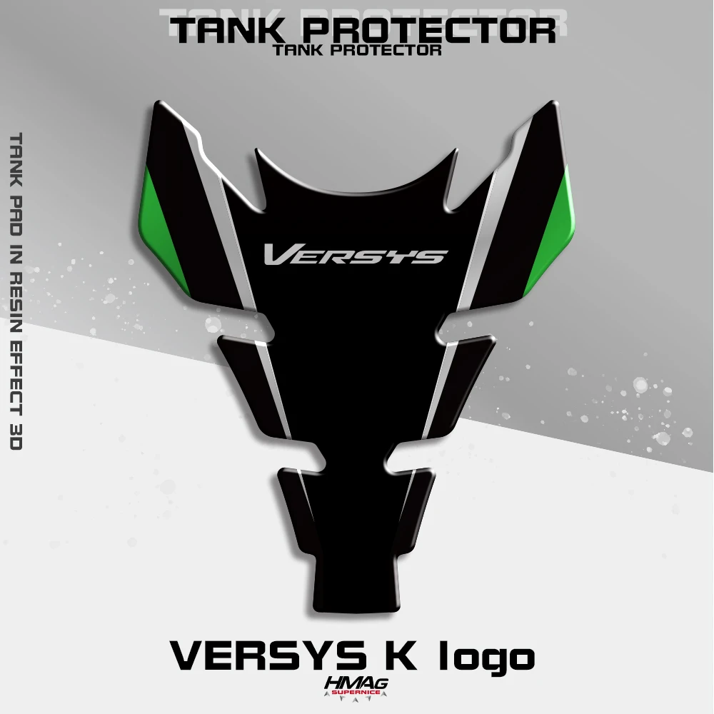 Для Kawasaki Versys X300 600 1000 3D Светоотражающая трехмерная защитная наклейка на бак