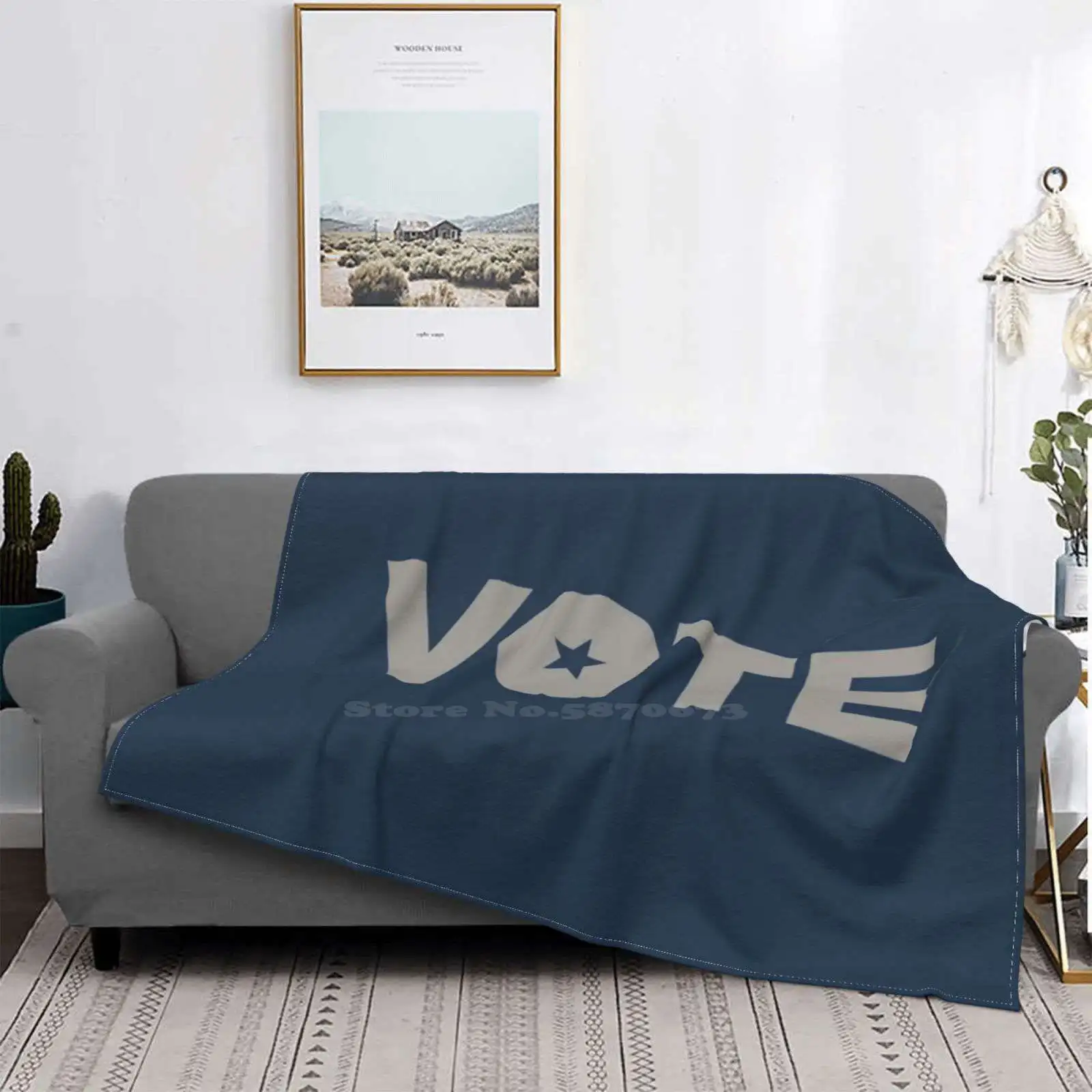 

Мохнатый плед мягкое теплое одеяло диван/кровать/путешествия Любовь Подарки Vote или Die Vote сделано хорошо Vote