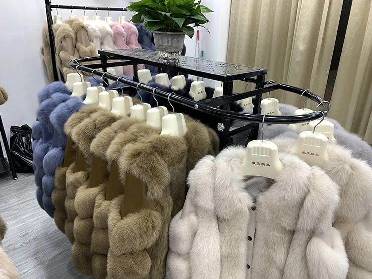 Rf1929 зимнее короткое пальто из натурального Лисьего меха Stlye FluffyReal, натуральная кожа, натуральный мех, куртка с длинным рукавом, женские пальто из натурального меха