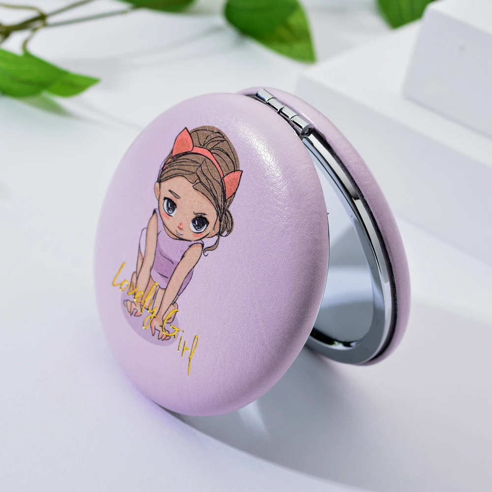 Vicney новинка 2019 маленькое портативное зеркало для макияжа двухстороннее из