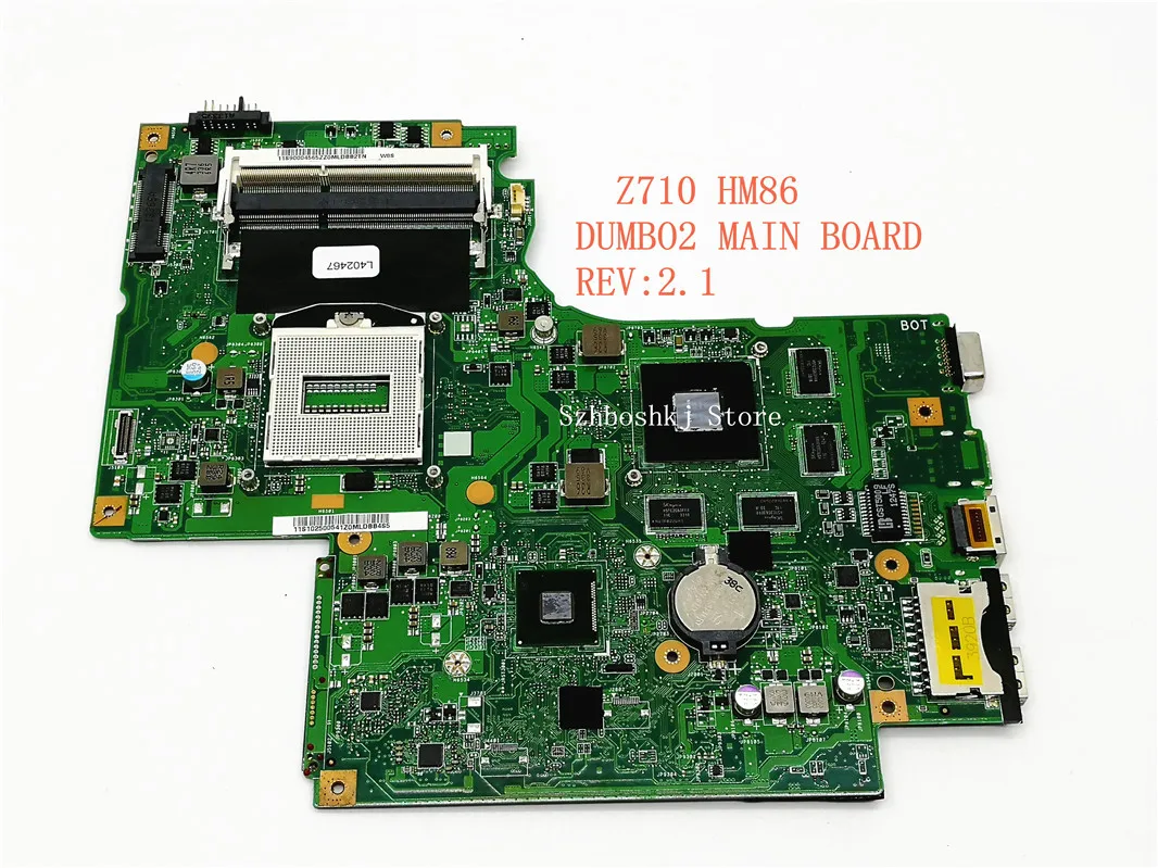 11S90004565 DUMBO2 основная плата Rev 2,1 Для lenovo Ideapad Z710 материнская плата для ноутбука 17,3 дюймов GT740m GeForce graphics тестирование работы