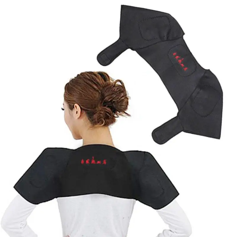 Electric Heated Shoulder Protector Heating Therapy Pad Magnetic Warm Pain Relieve Protection Massager | Спорт и развлечения