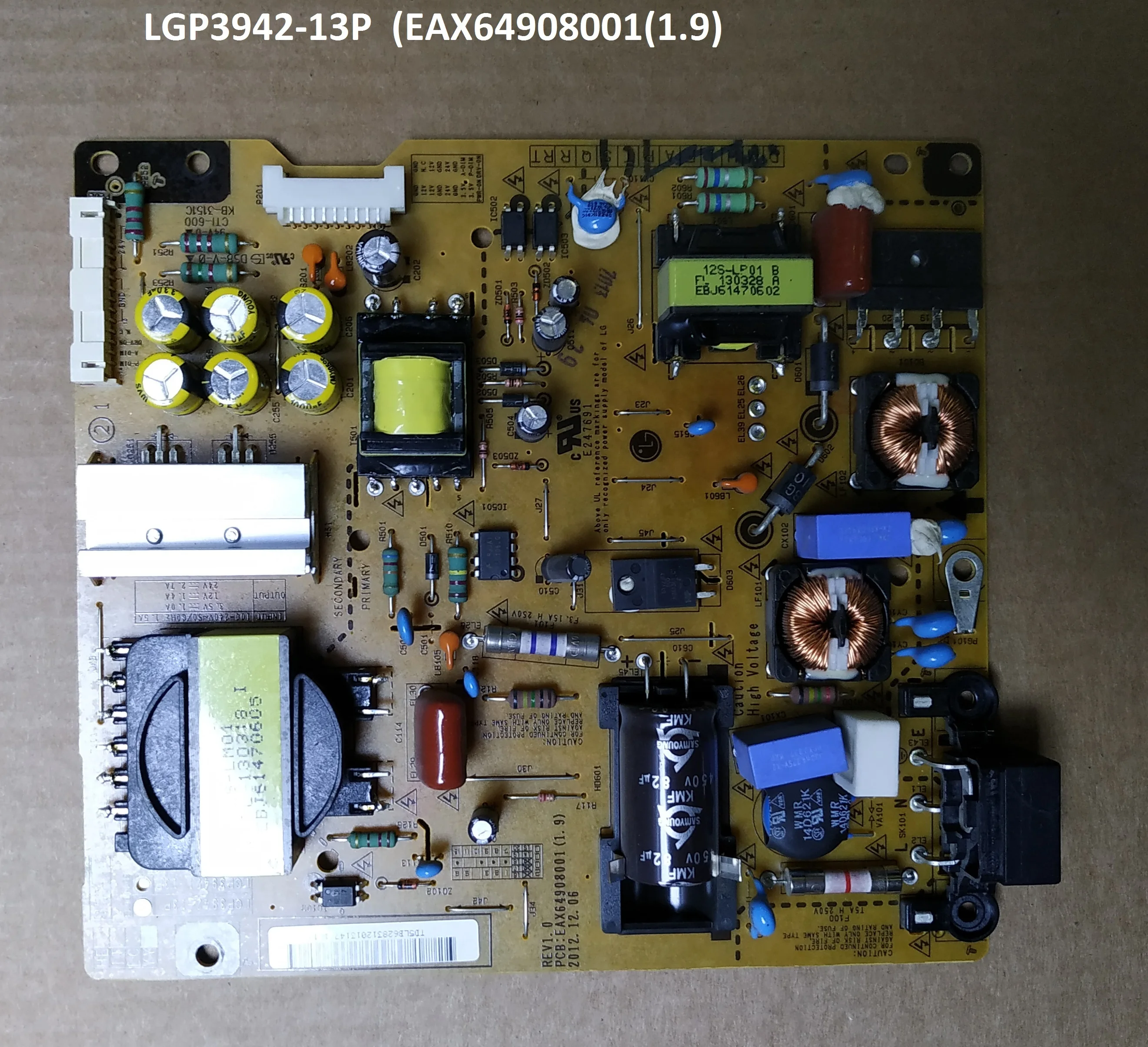 TV Powerboard for LG 42LA644 Блок питания LGP3942-13P EAX64908001(1.9) |