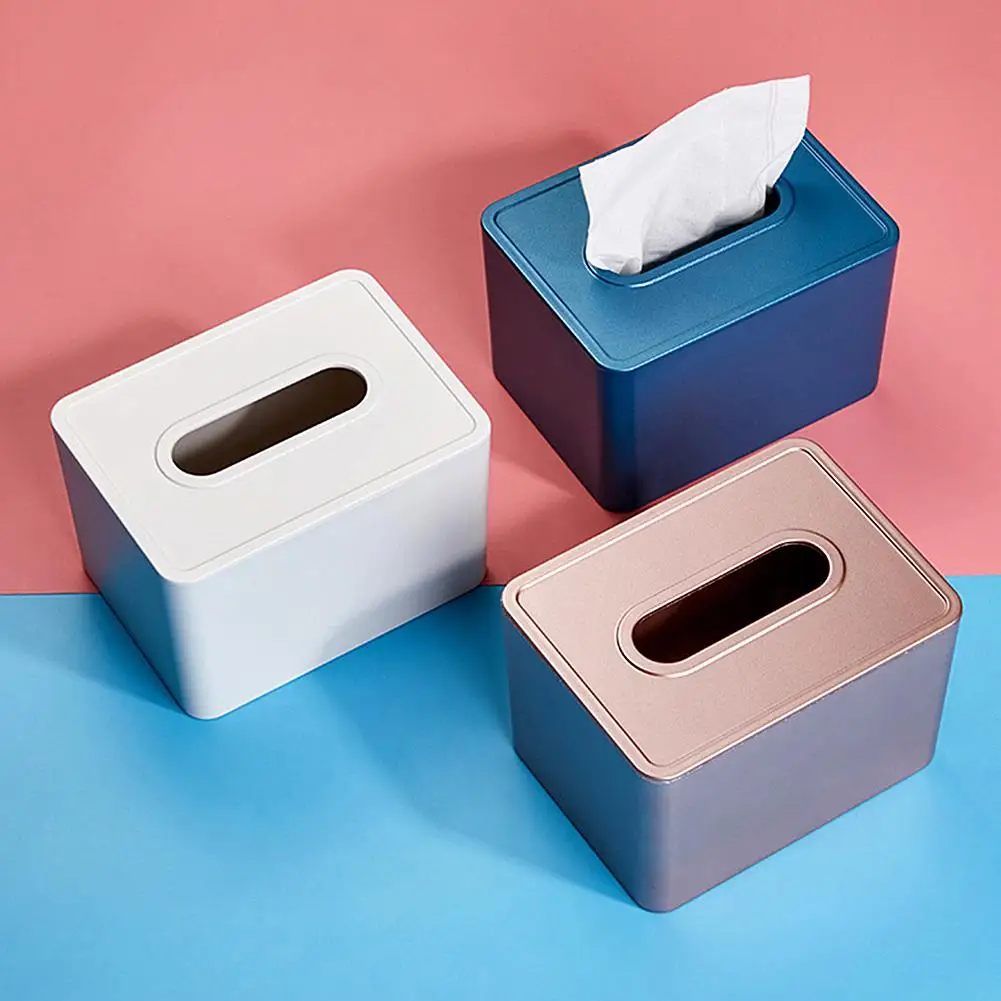 Бытовая полипропиленовая коробка для хранения салфеток чехол офиса отеля