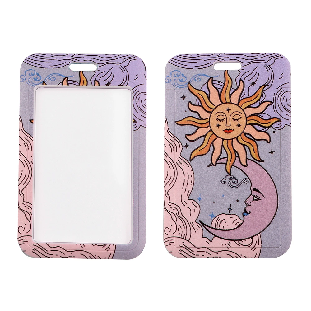 Держатель для карт с подсветкой в виде Солнца и Луны | Канцтовары офиса дома
