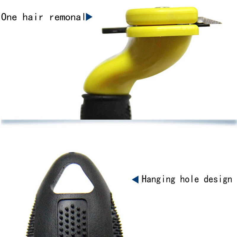 

Pet Hair Remover Combs Cat Grooming Brush Dog Deshedding Cleaning Tools Comb Edge Trimming for Cats Dog Puppy Rake Removal Comb