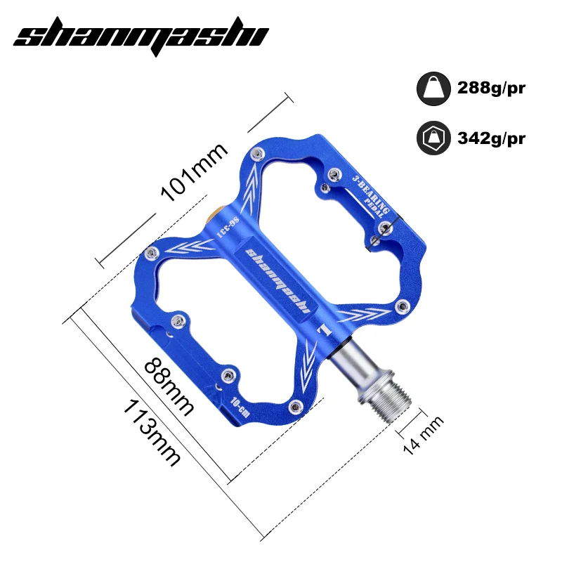 Велосипедные педали SMS из алюминиевого сплава запчасти для горных и дорожных